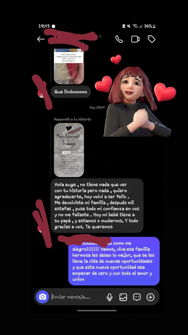 Captura autorizada de un testimonio sobre un ritual