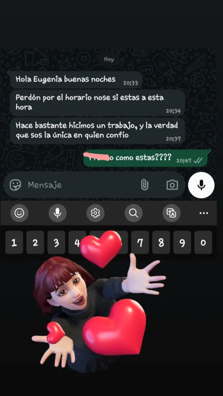 Captura autorizada de un testimonio sobre un ritual