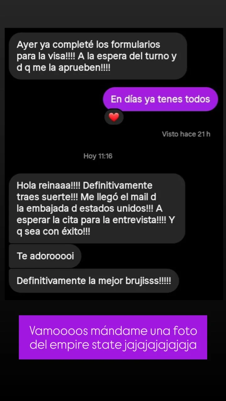 Captura autorizada de un testimonio sobre un ritual