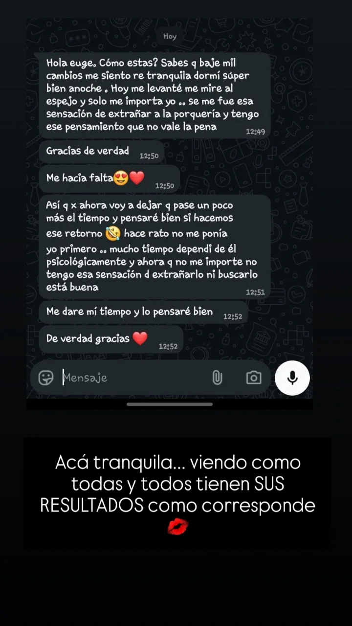 Captura autorizada de un testimonio sobre un ritual